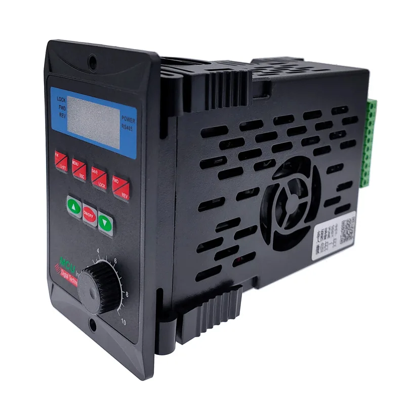 750W frequency converter add RS485 three-phase motor driver MCU T13-400W-12-H single phase input 0.75KW inverter