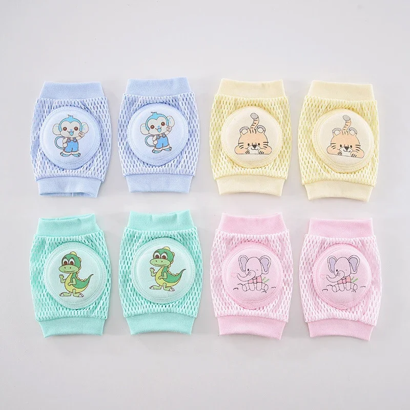 Baby Knee Pads Kids Girl Crawling Elbow Protector Safety Toddlers Mesh Kneepad Leg Warmer Children Infants Boy Cushion Legging