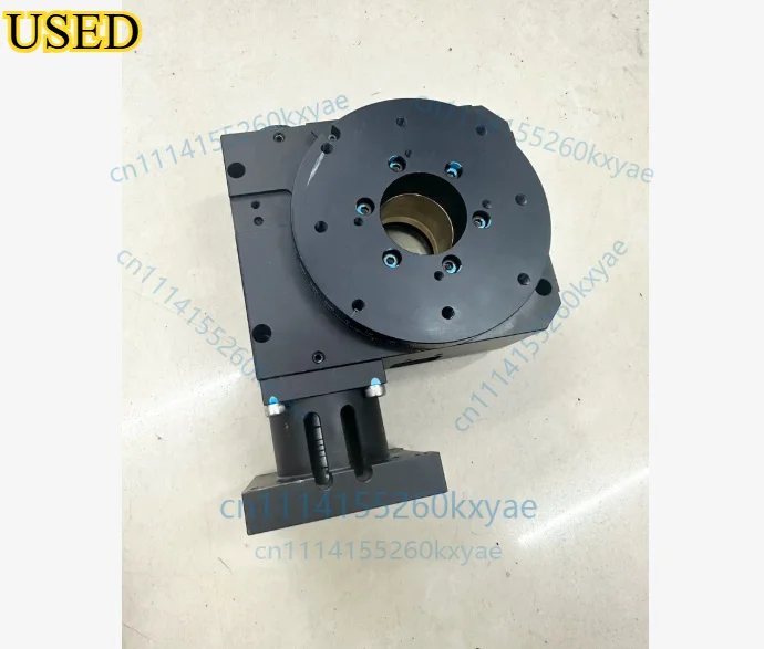 Hollow electric rotate table r-axis turntable diameter 90mm internal worm gear structure