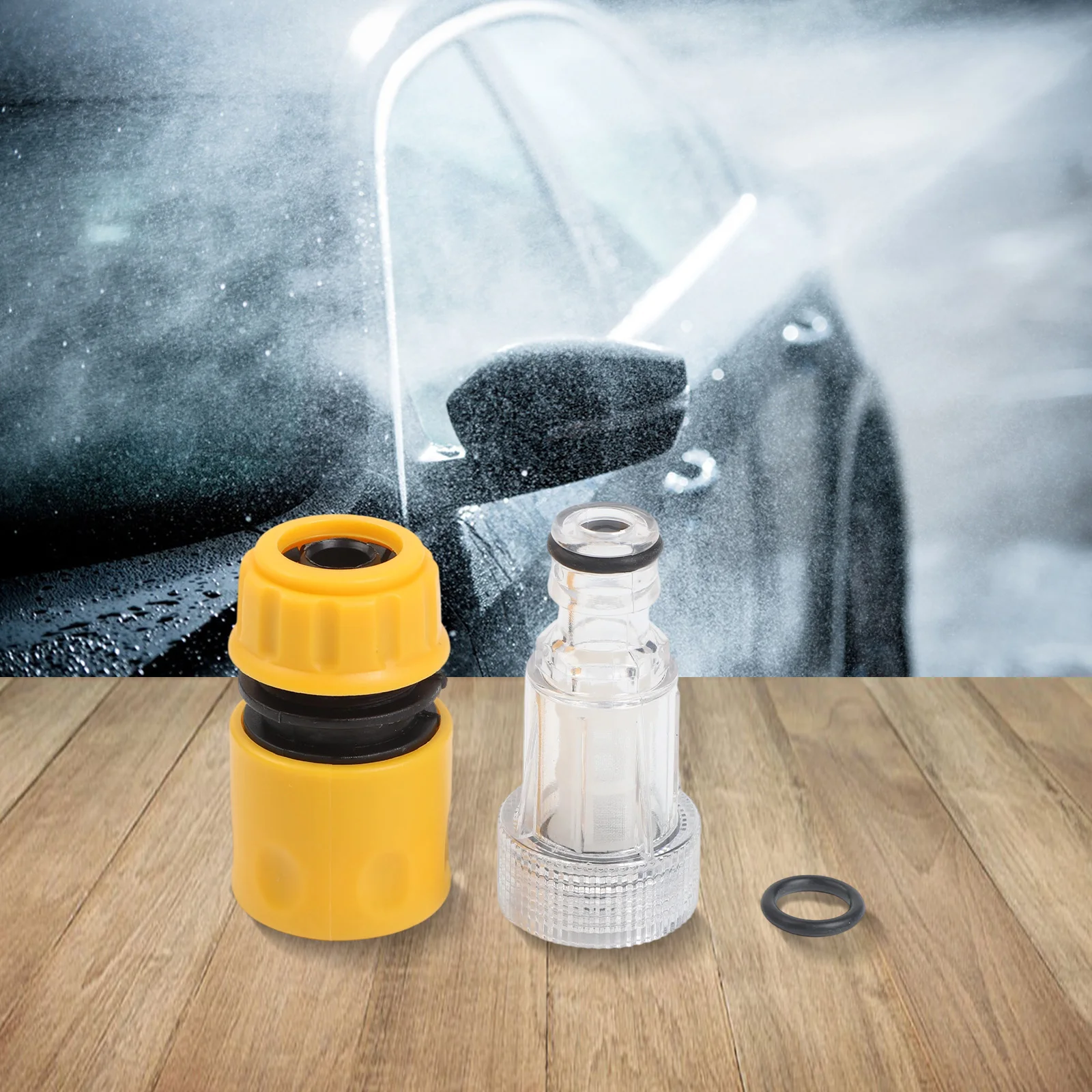 

Assembly High Quality Kits Connector Filter Quick Accessories Water Adaptor Water Column Car Connect Fitting For Hose Parts