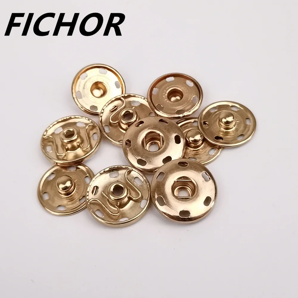 

10Pcs 19mm Snap Buttons Dollhoues Metal Buckles Invisible Snap DIY Crafts Clothing Sewing Buckle Accessories Buttons