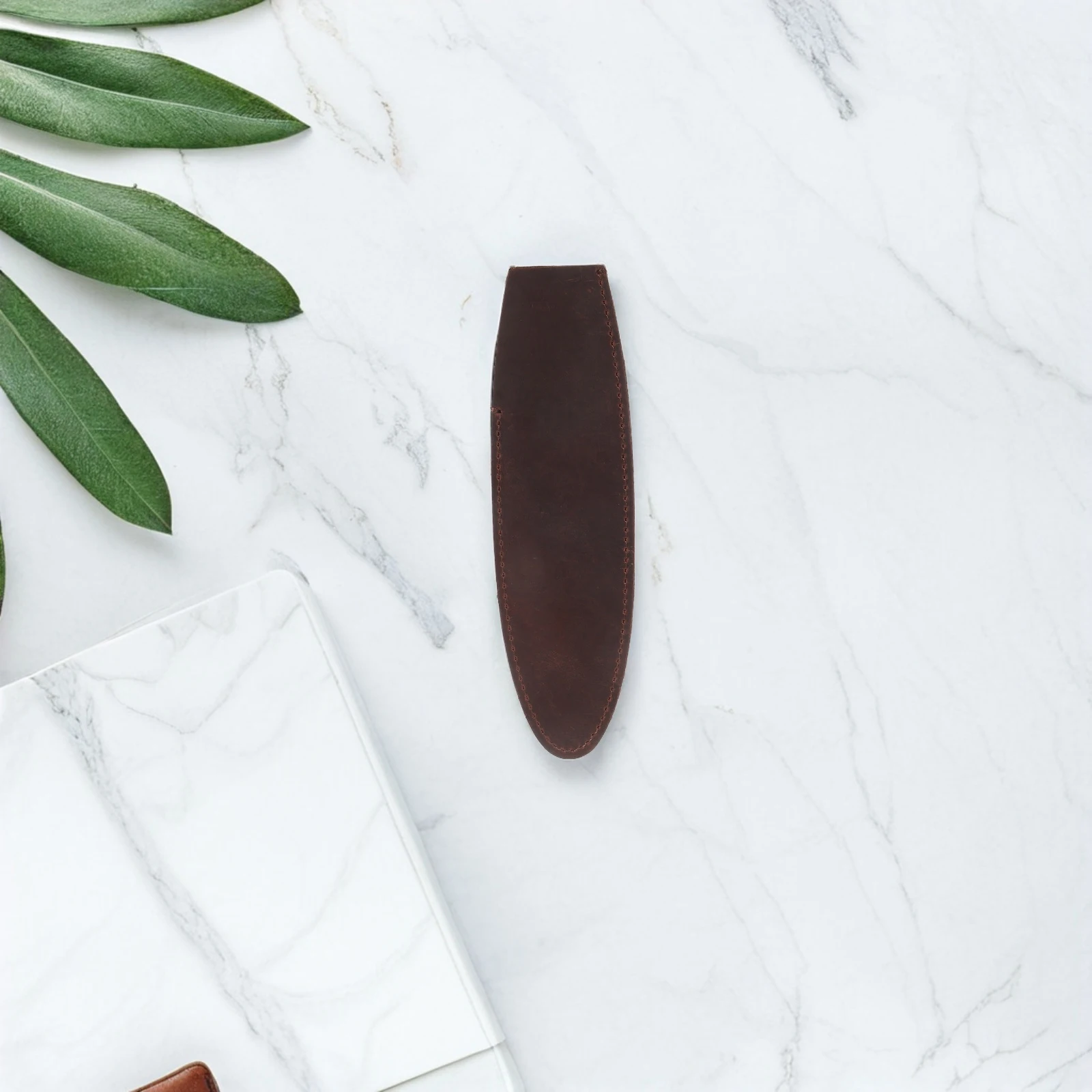 

Stylish Pen Sleeve Pouch For Fountain Pens Protector With Bookmark Travel Business Office Use