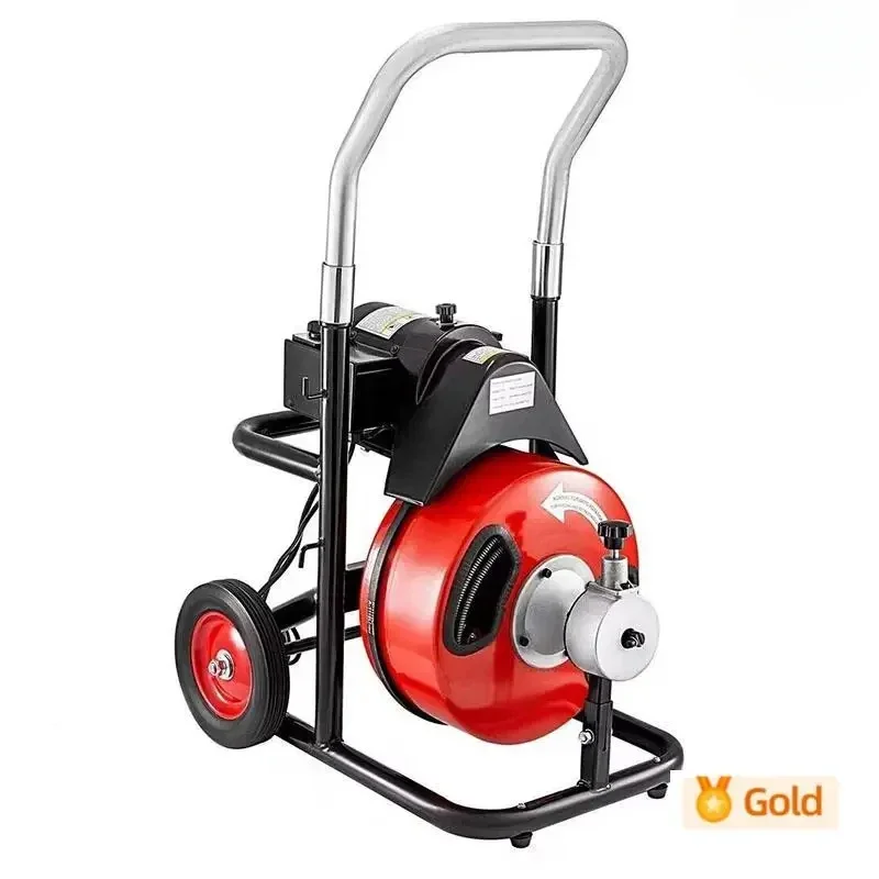 370W High Power Electric Gutter Cleaning Machine Portable Compact Drainage Auger for Efficient Home Maintenance