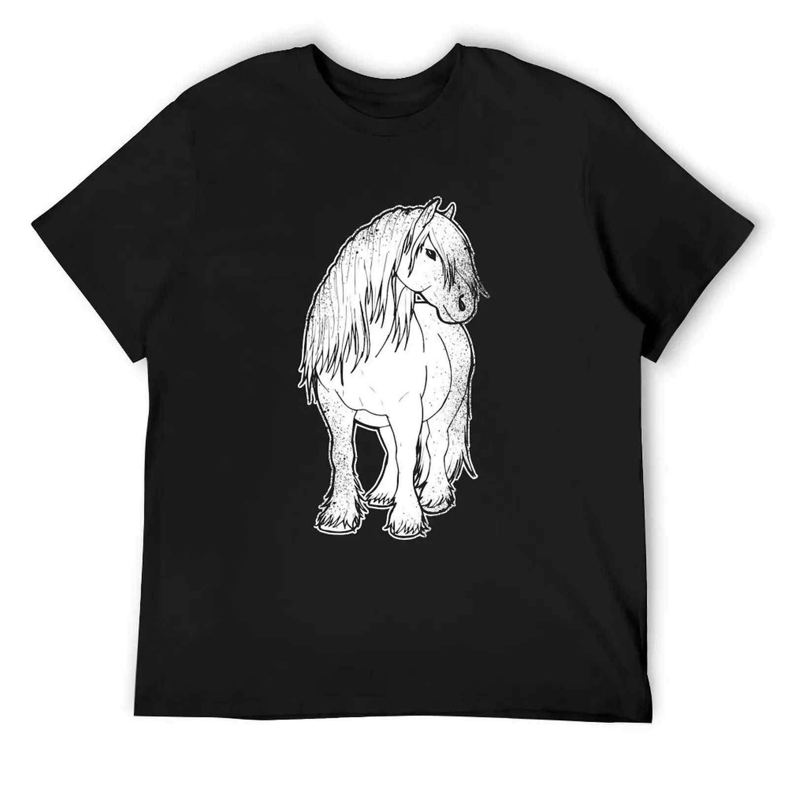 

Heavy Dairy Horse Carriage Horse Percheron Gift White T-Shirt cute clothes graphics men t shirts