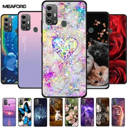 For ZTE Blade A53 Pro / A53Plus Case Lovely Soft TPU Painted Cat Silicone Cover for ZTE Blade A53 Plus Funda Coque A53Pro Shell