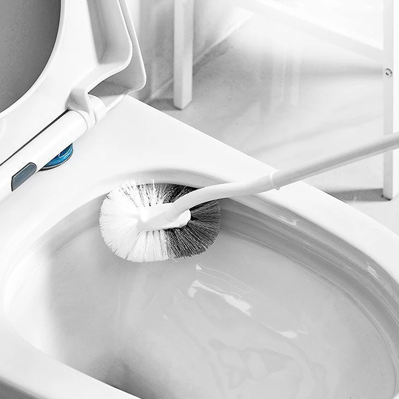S-förmige Toiletten bürste Wand reinigungs bürsten Lang griff Toiletten reinigungs bürste Weiche Borsten Toiletten bürste Bad werkzeug