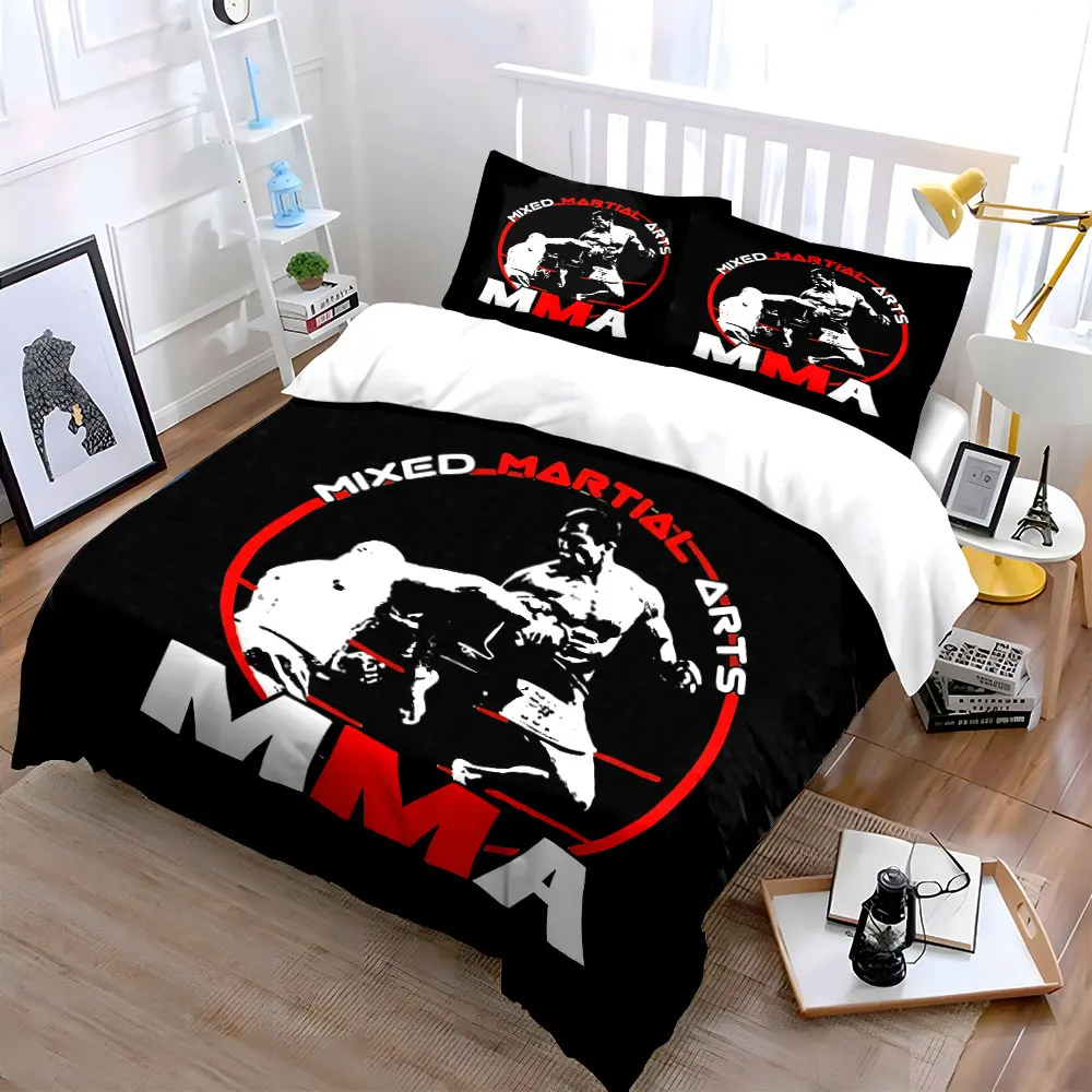 MMA Training Gear Set Multiple sizes kid's and adults' bedroom Exquisite 3PC bedding set, gift