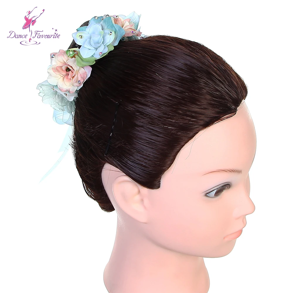 Pálido flor azul Ballet Headpiece, Coppelia Acessórios, La Fille, Mal Ggardee Viriação, HB022