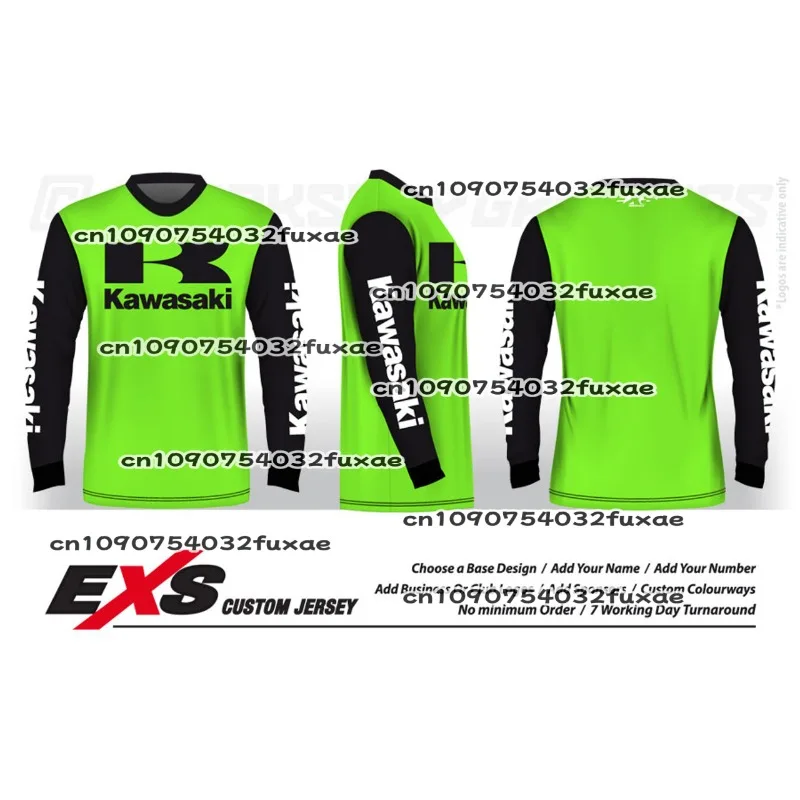 

Kawasaki Summer Outdoor Sports Trendy Quick Drying Breathable Motorcycle Long Sleeved Thin Sport Comfortable Long Sleeved Shirt