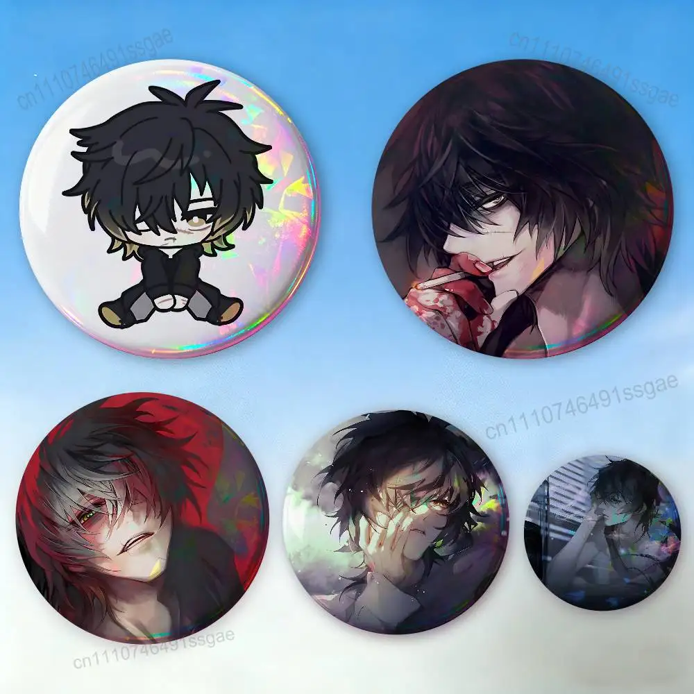 

Towa S-Slow D-Damage Badges Personalized Handmade Round Brooches Pins Accessory 25mm 75mm 44mm 58mm 32mm