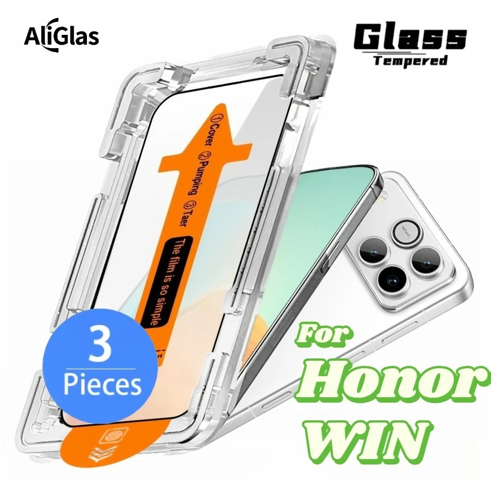 

3Pcs High-Definition Dust-Free Film Suitable for Huawei Honor Win Glossy Screen Protectivel for Honor Win Tempered Glass Film