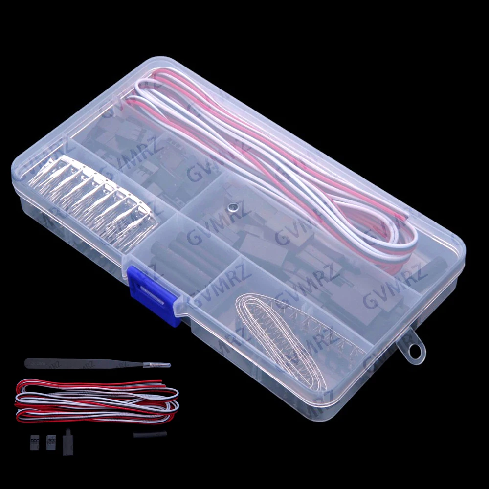 2/3PIN Connector Female Male 2/3 Pin Kit for JR JST SYP Futaba Male Female Jumper Cable Plug for RC Robot Airplane Car Servo