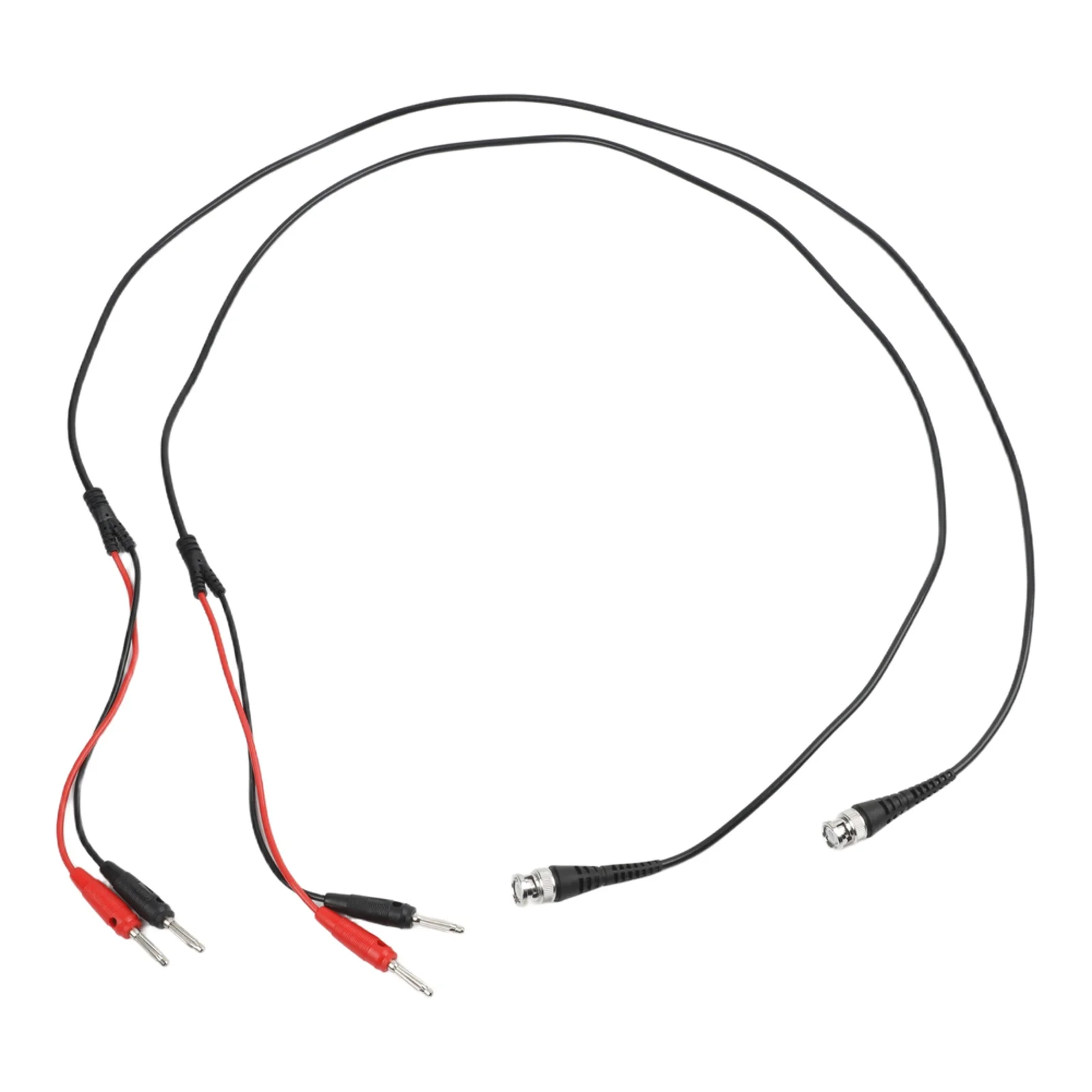 0.4mm2 BNC Test Leads 4mm Banana Connector 120cm Length Color Coded For Differentiation Isolation For Four Terminal Network