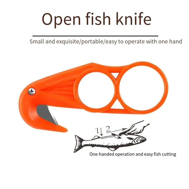 fishing fish maw knife loach eel flipped open the knife through the anus bowel razor blades to kill fish belly kill fish knife