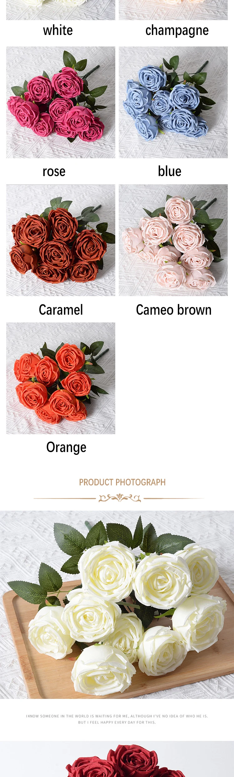 10 rote Rosenköpfe für DIY-Hochzeitsdekoration, künstliche Blumen, Brautstrauß, Blumenarrangement-Zubehör, Weihnachtsdekoration, Wohnaccessoires – Detail 3