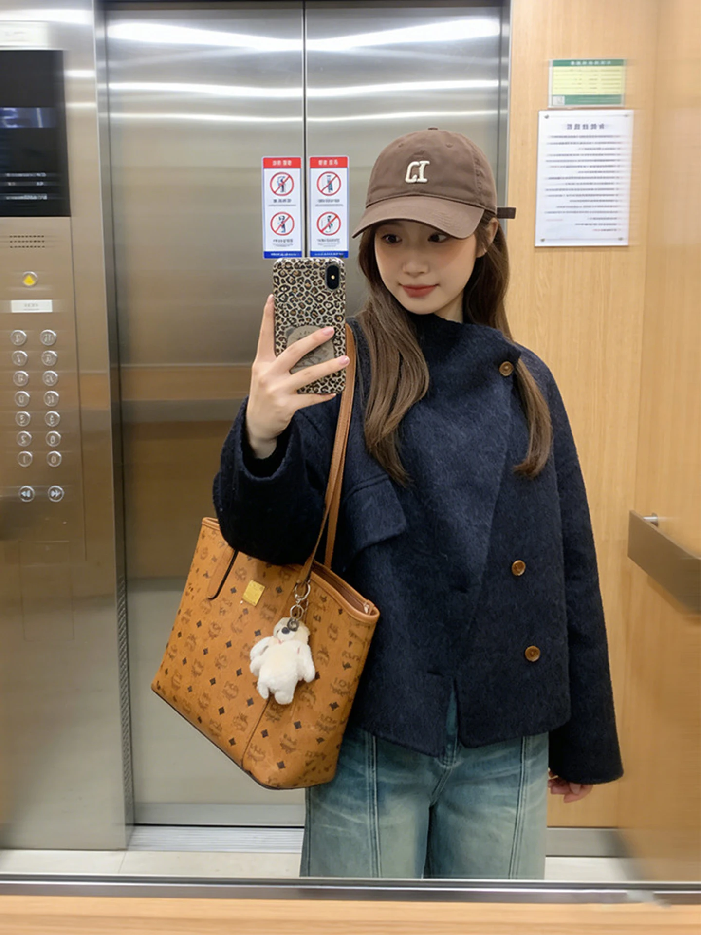 

Свободная корейская женская куртка с высоким воротником, синего цвета, весенняя новинка, элегантная модель.