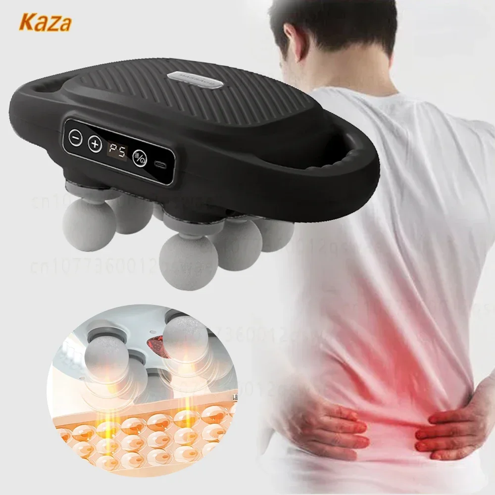 

Six Heads Fascia Gun Muscle Relaxation Massage Waist Back Neck Leg Body Deep Muscle Massager Electric Vibration Massage Gun