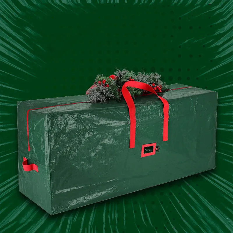 Christmas Tree Storage Bag Pe Square Outdoor Home Storage Bag Waterproof Debris And Clothing Storage Bag F1