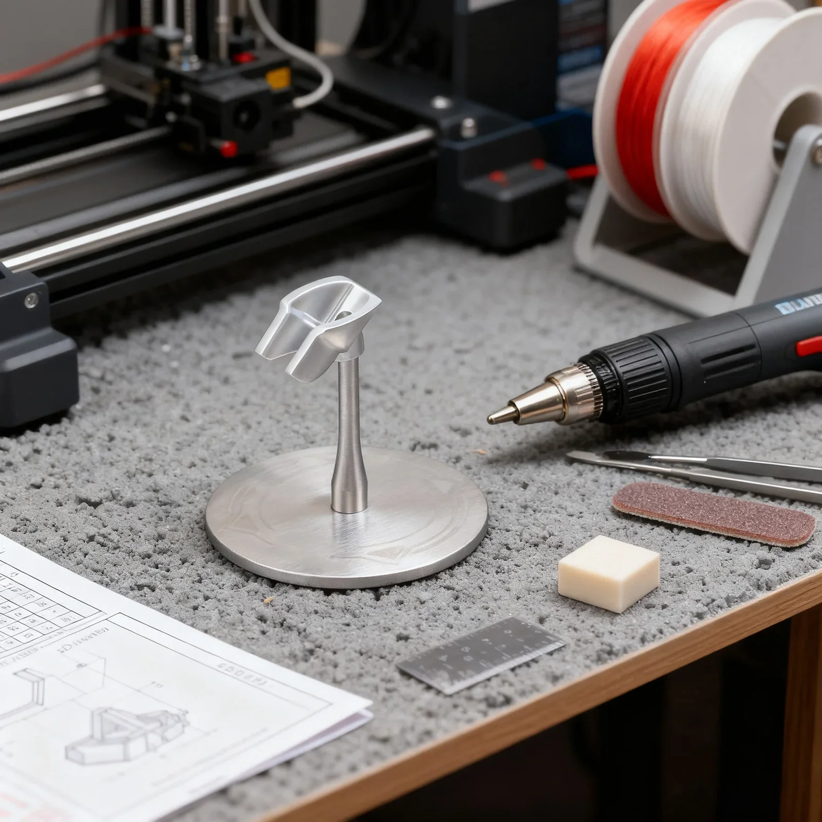 For TS101 For Soldering Iron Portable Soldering Stand Soldering Iron Holder Welding Projects Non-slip Rubber Pads