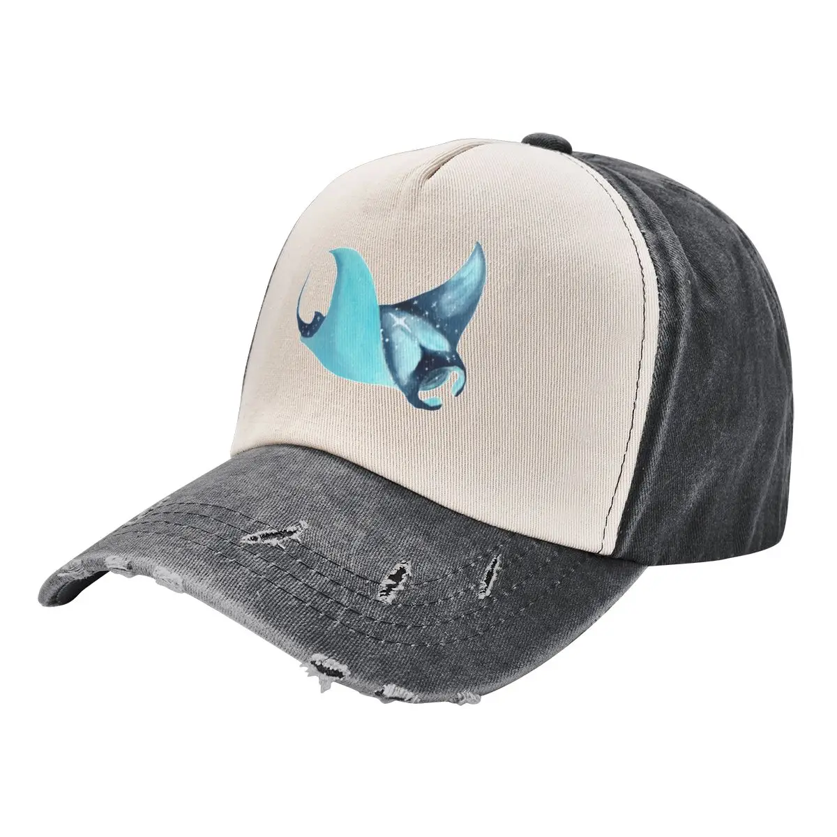 

Galaxy Manta Ray Baseball Cap Luxury Cap Dropshipping Wild Ball Hat Women's Golf Clothing Men's