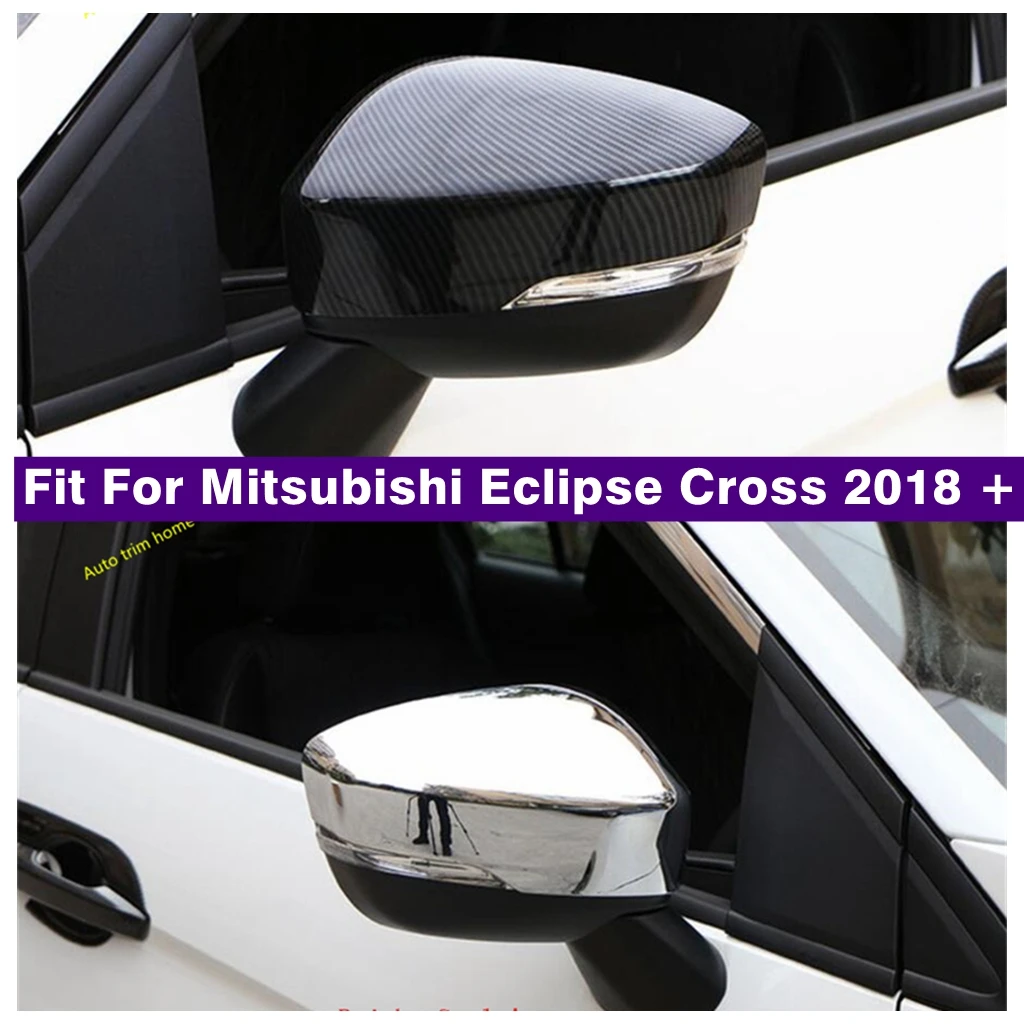 Outside Door Rearview Mirror Decor Protector Shell Cap Cover Trim Housing For Mitsubishi Eclipse Cross 2018 - 2022 Accessories