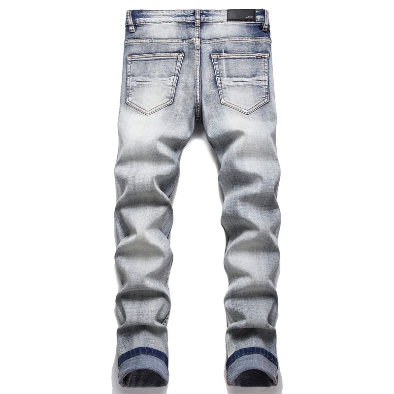 Men's Fashionable Ripped Star JEANS - Perfect for Daily Wear