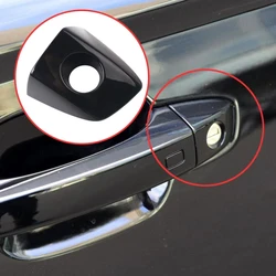 Black White Left Front Door Handle Lock Key Hole Cover Cap 4H1837879 For Audi A6 C7 A7 2012 2013 2014 2015 2016