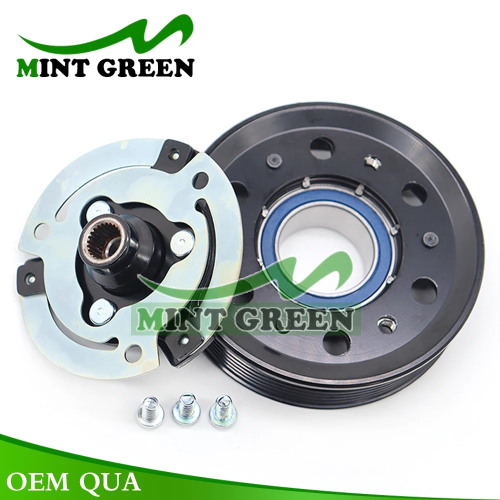 AC Air Conditioning Compressor Clutch Pulley PXE16 For VW Volkswagen Tiguan Jetta 1.9 2.0 1K0820803S 1K0820803Q 1K0820808DX