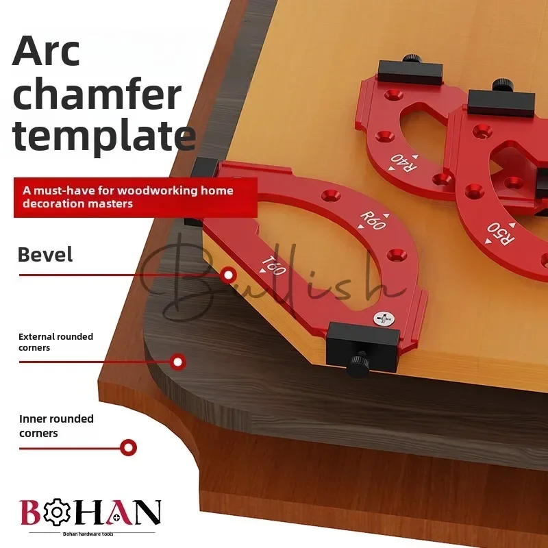 Arc Mold Artifact Tool Wardrobe Corner Inner and Outer Circular Trimming Machine Arc Chamfer Mold