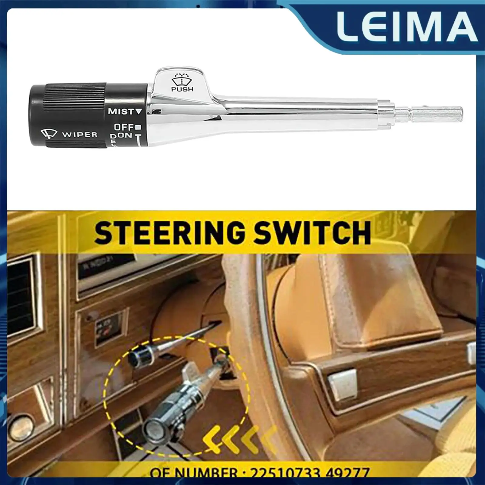 

Переключатель поворотников и стеклоочистителей 22510144 2310806 для Chevrolet Blazer S10, Caprice, Malibu, Impala, Buick LeSabre, Century, автоаксессуар