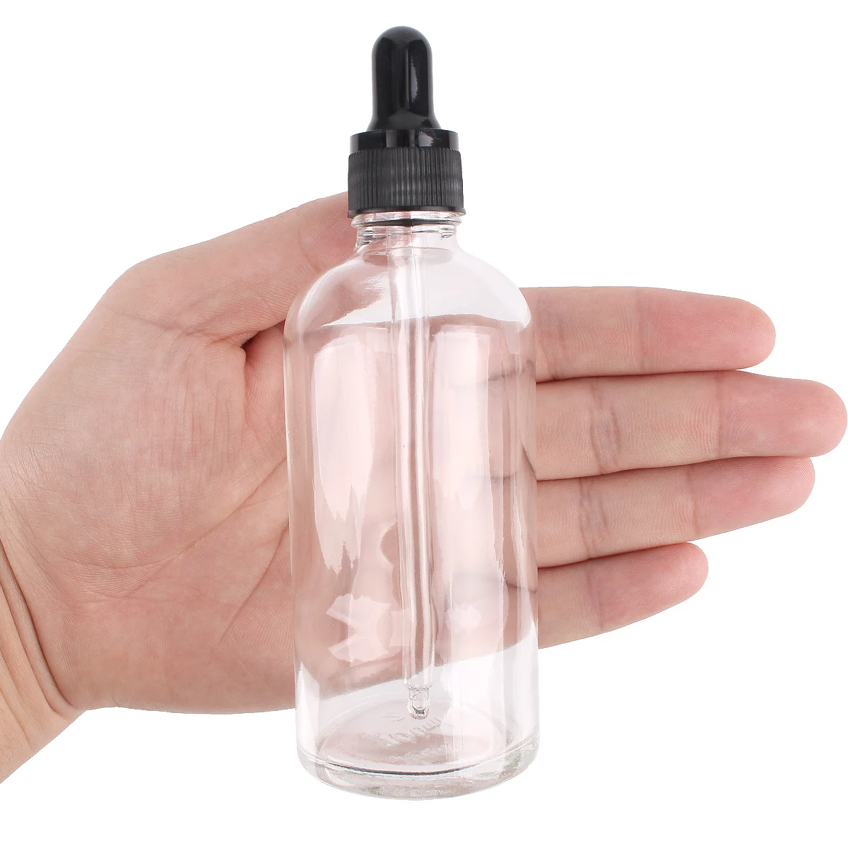 6/12/24pcs 5ml 10ml 15ml 20ml 30ml 50ml 100ml Transparents Glass Dropper Bottle for Cosmetic Essential Oil with Glass Pipette