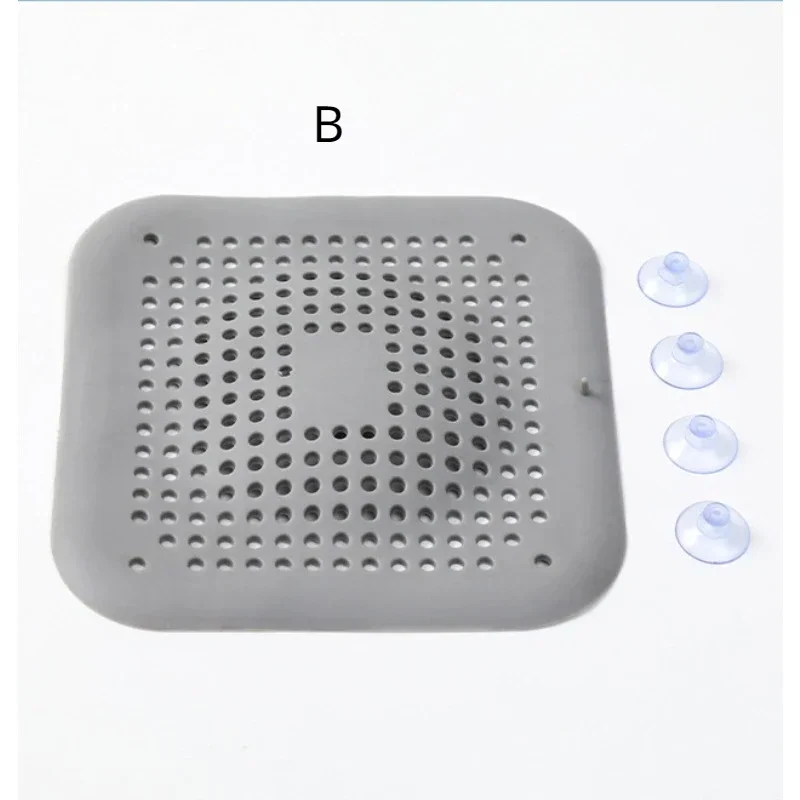 Hair Filter Sink Anti-blocking Strainer Bathtub Shower Floor Drain Stopper Silicone Kitchen Deodorant Plug Bathroom Accessories