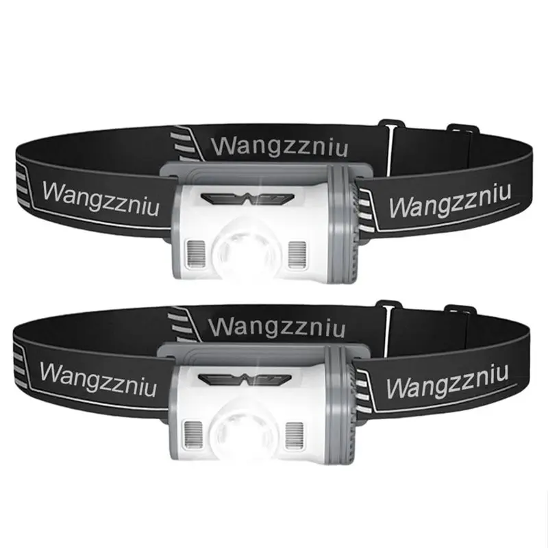 KEKA LED Rechargeable Headlamp 2 Pack Headlight For Cycling For Kids Adults Running Camping
