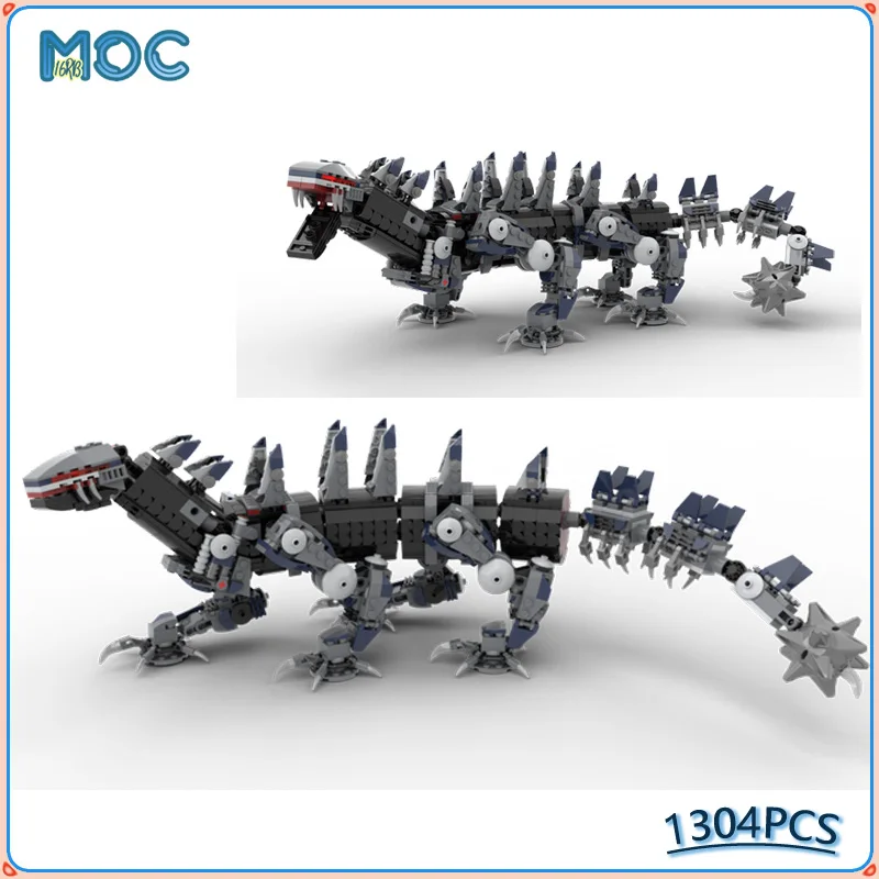 MOC building blocks natural snake mechanical model DIY Assembly Creative Technology Bricks Collection Toys Gifts