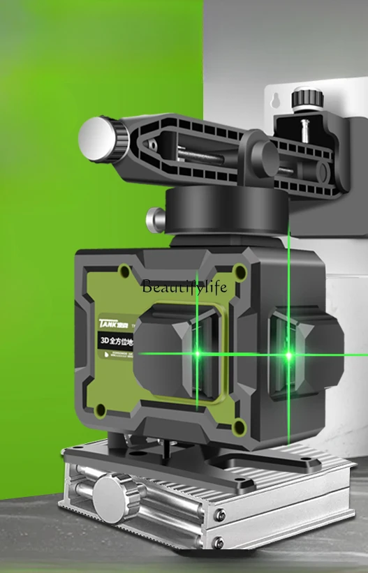 Installation of Wall-Level Meter Laser Infrared Wall and Floor Integrated Level High Precision