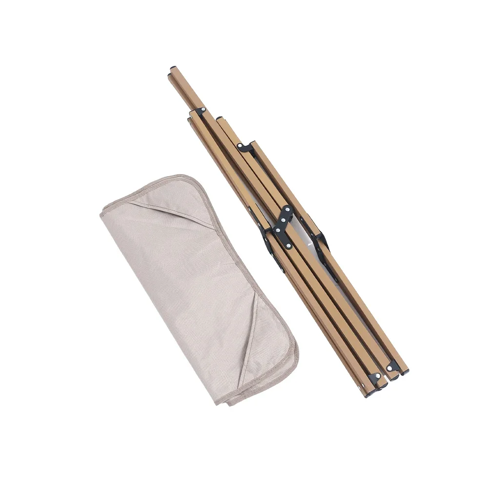 Factory Direct Aluminum & Canvas Folding Chair For Outdoor BBQ Hiking Fishing Picnic & Park-Portable Space-Saving Modern De
