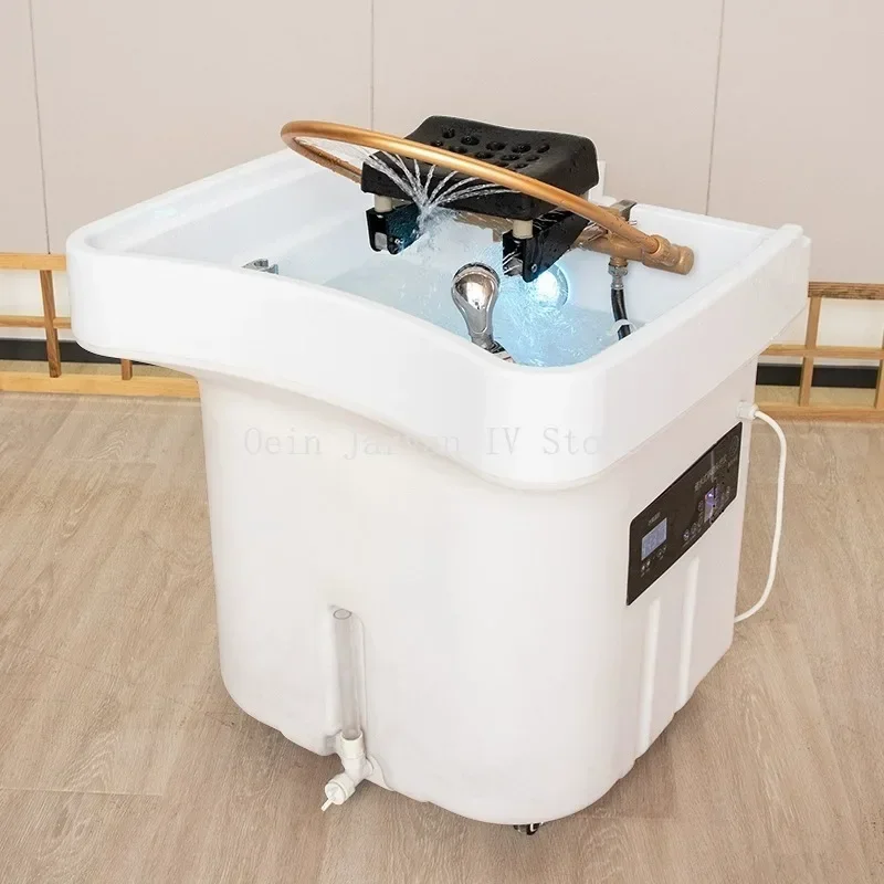 

# Shampoo Backwash Units Spa Hair Bed Luxury Hairdressing Salon Washbasin Chairs Aesthetics Chair Hairstyle Hairdresser Basin