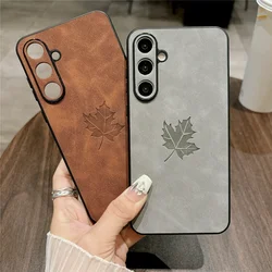 Luxury Leather Case for Samsung A55 A54 A53 A52 A35 A34 A25 A24 A23 A15 A14 A13 A12 A04S 4G 5G Protective Back Cover Case