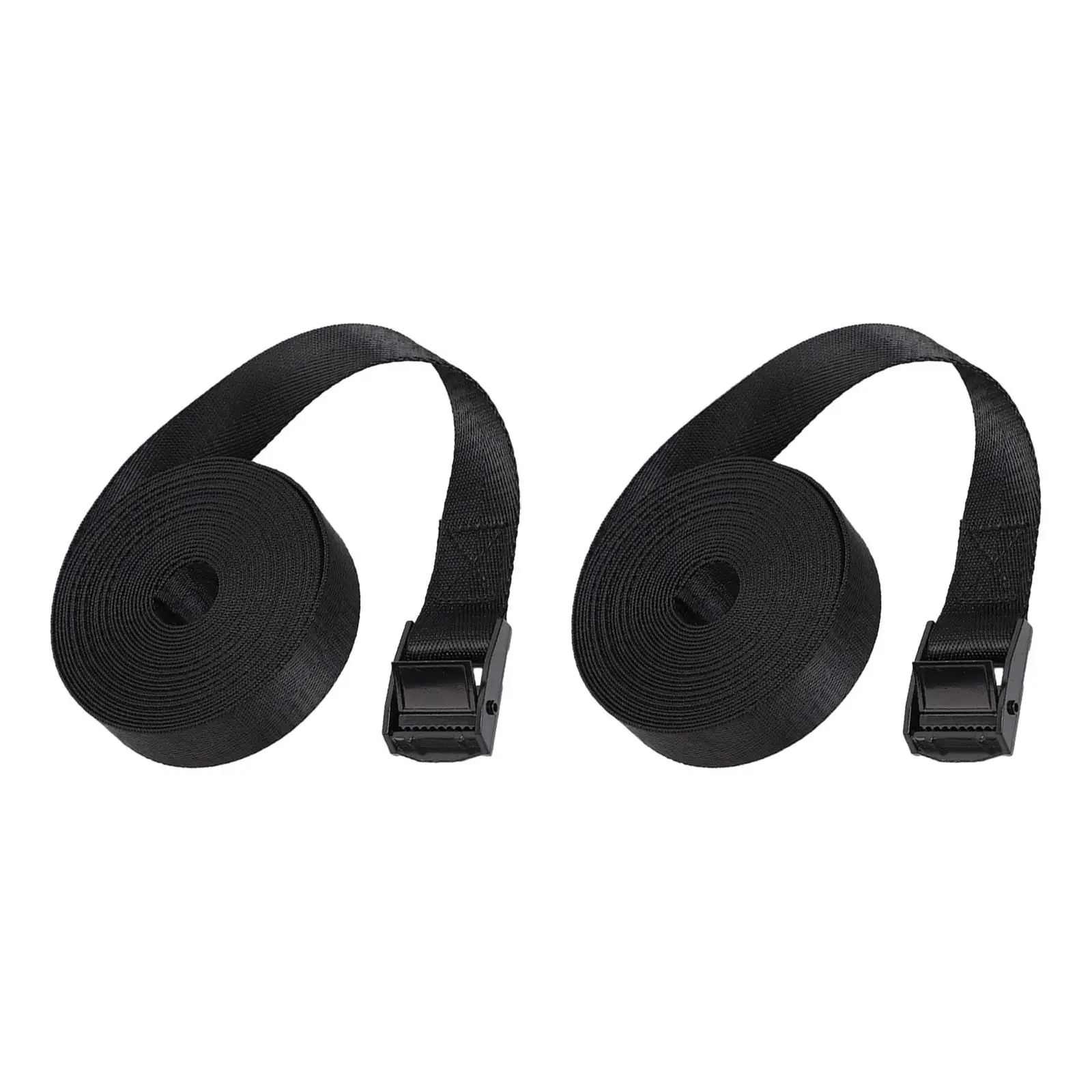 Heavy Duty Cargo Straps Quick Release Buckle 1M Lashing Belt High Density Nylon Webbing Tie Down for Motorcycle Surfboard