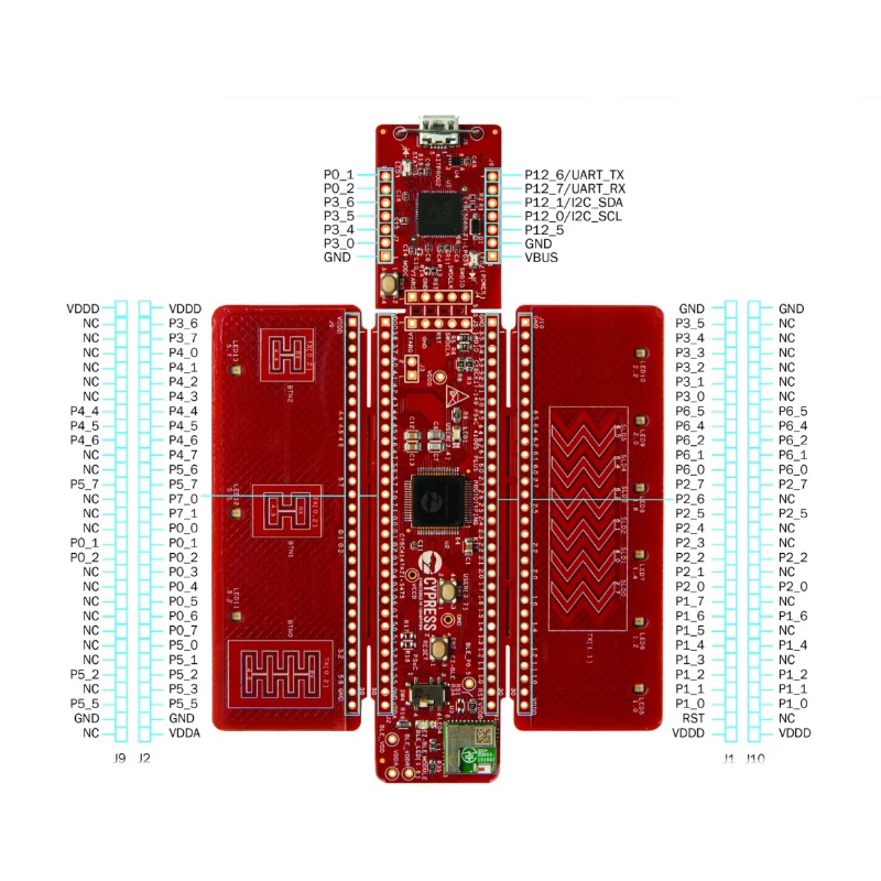 Brand new original CY8CKIT-149 Development Boards & Kits - ARMAR PSoC 4100S 128K Prototyp Kit