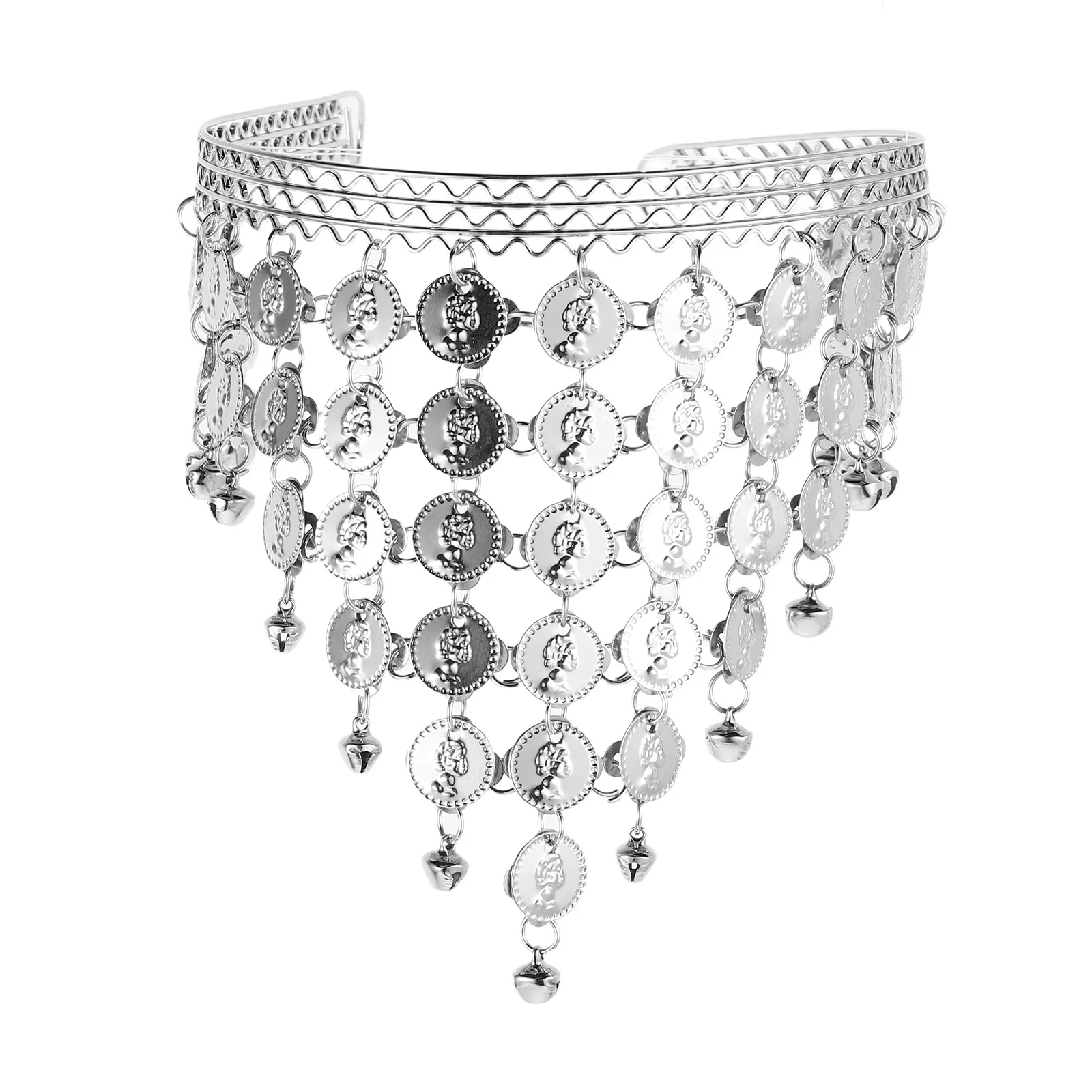 

Indian Dance Headpiece Belly Dancer Costume Festival Performance Hairband Piece Women Accessories