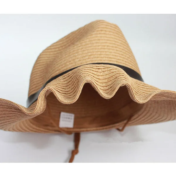 

Sun Protection Denim Hat Coffee Color Lightweight Wide Brim Floppy Foldable For Men Women Outdoor Beach Camping Hiking