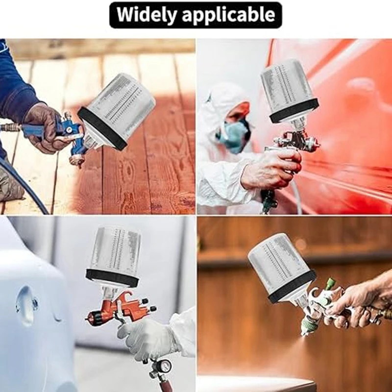 

N11R Одноразовые распылительные чашки, 20 унций (600 мл), набор 50 вкладышей, 50 крышек, 1 жесткая чашка, 20 стопоров с стопорным кольцом для автомобилей, легко в использовании