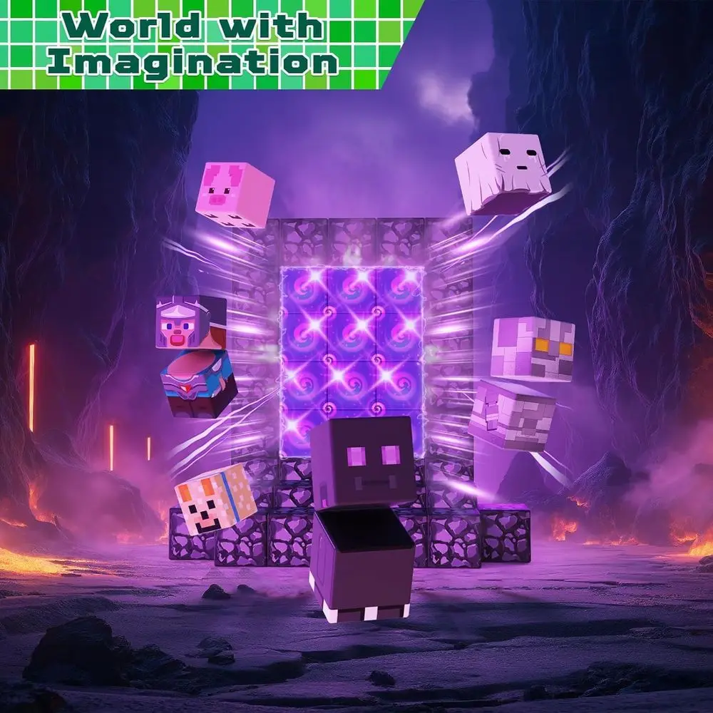 Magnetische Bausteine für 4–8 Jahre – STEM-Spielzeug für Jungen und Mädchen, Montessori-inspiriert, sensorisches Spiel, ideal für Geschenke