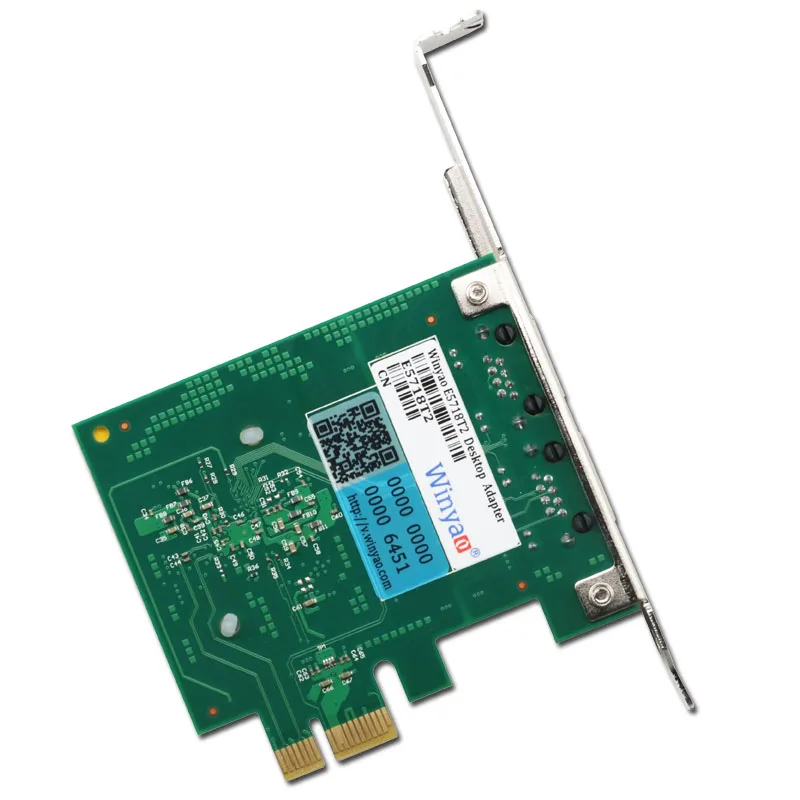 Сетевая карта PCI Express, 10/100/1000 МБ, 2 порта, сетевой адаптер RJ45, PCIe PCI-E гигабитный сетевой адаптер Ethernet, сетевая карта Lan BCM5718