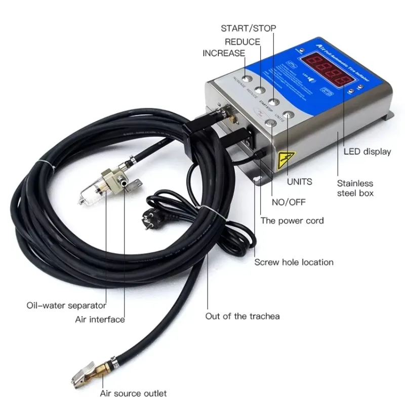

【2026】SL-3A Portable Car Tyre Inflator Machine With Power Indicator / Digital Car Tire Inflator