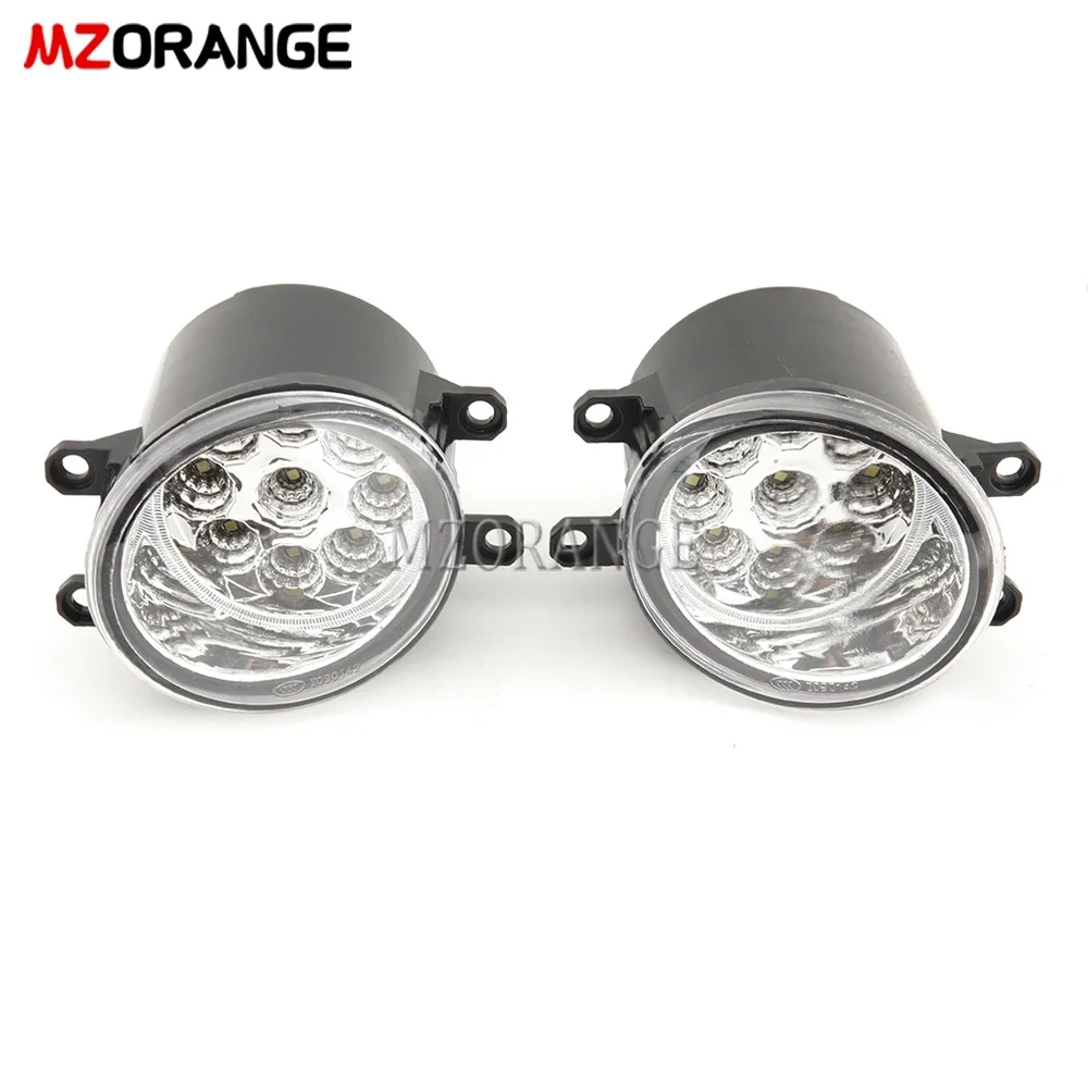 2Pc Fog Lights LED Fog Light for Toyota Corolla Verso Camry Highlander Yaris Prius RAV4 Avalon Land Cruiser Prado Fog Lamp