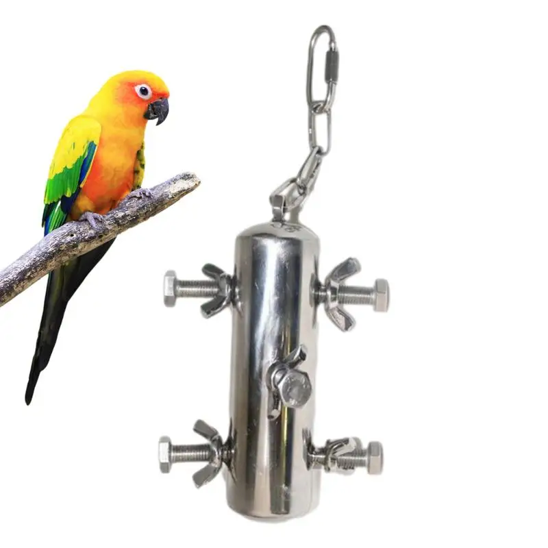 

Parrot Chewing Toy Parrot Bird Chewing Cage Toy Bell Function Bird Chewing Toys For Parakeets Cockatiels Lovebirds Budgies And