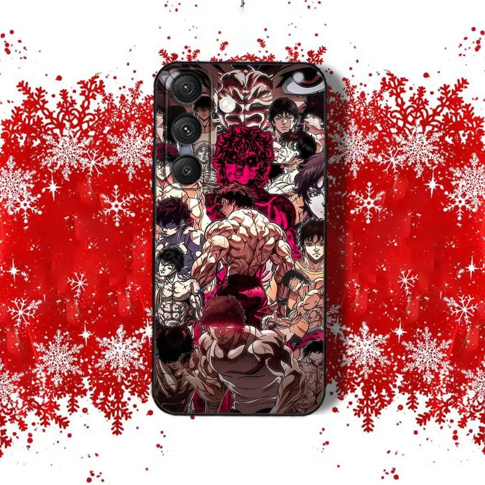 เคสโทรศัพท์ลายอนิเมะ B-BakiS H-HanmaS สำหรับ Samsung S22,S24,S20,S25,S23,S30,S21,Ultra,Plus,Fe,5G,Lite สัมผัสนุ่มลื่น