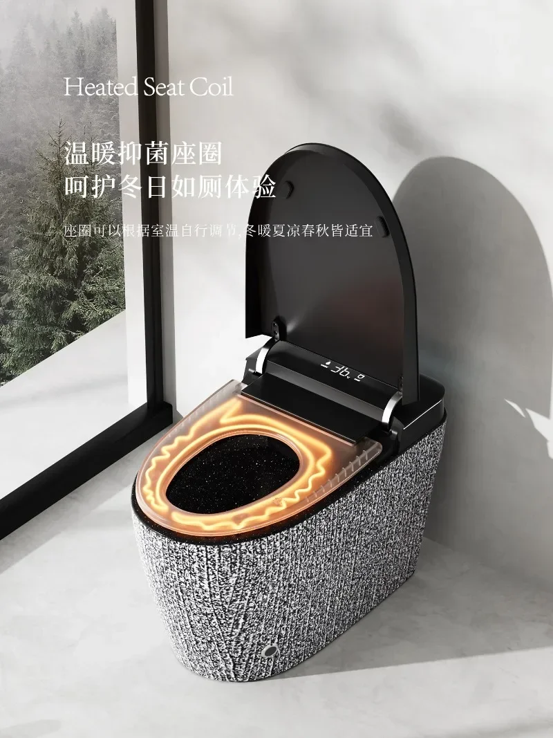 Retro imitation stone home smart automatic toilet without water pressure limit